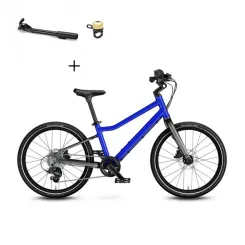 Rower dziecięcy Woom Explore 4 Magnetic Blue 20" 2026 + podpórka + dzwonek
