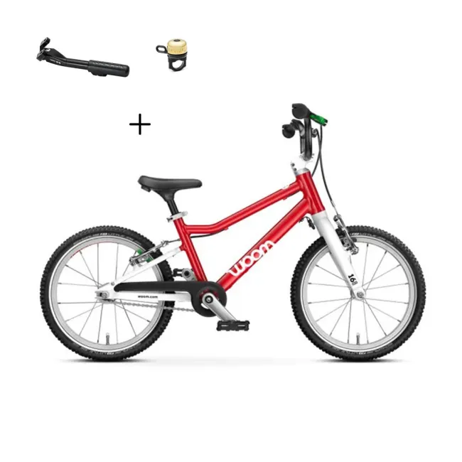 Rowerek dziecięcy Woom GO 3 Automagic Red 16